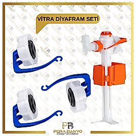 Vitra Gömme Rezervuar Doldurma Şamandıra Flatör Diyafram Seti Contasi Flatör Satışı Degildir