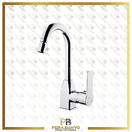 Kare Perla Mix Kuğu Lavabo Bataryası