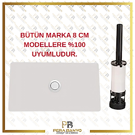 Üniversal Değişim Kiti Tamir Set Gömme Rezervuar Yedek Parça 8 Cm Kit