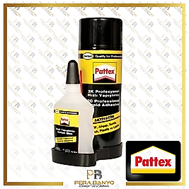 Pattex 2k Profesyonel Hızlı Yapıştırıcı Set 400ml + 100gr