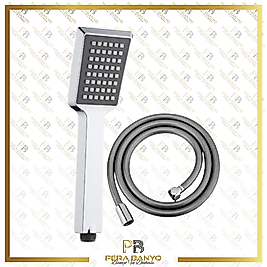 Arya El Duş Başlığı Ve Vera Banyo Duş Hortumu Pvc Kopmaz