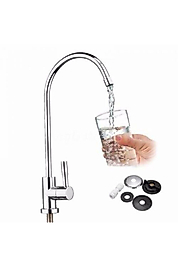 Süper Lüx Çelik Gövdeli Seramik Kaplama Su Arıtma Musluğu