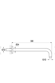 Kale Tepe Duşu Için Duvardan Dirsek
