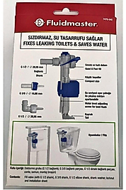 Vitra, Kale, Serel, Creavit, Bocchi ile Uyumlu Gömme Rezervuar Seti Doldurma Grubu (3/8",1/2",1/2")