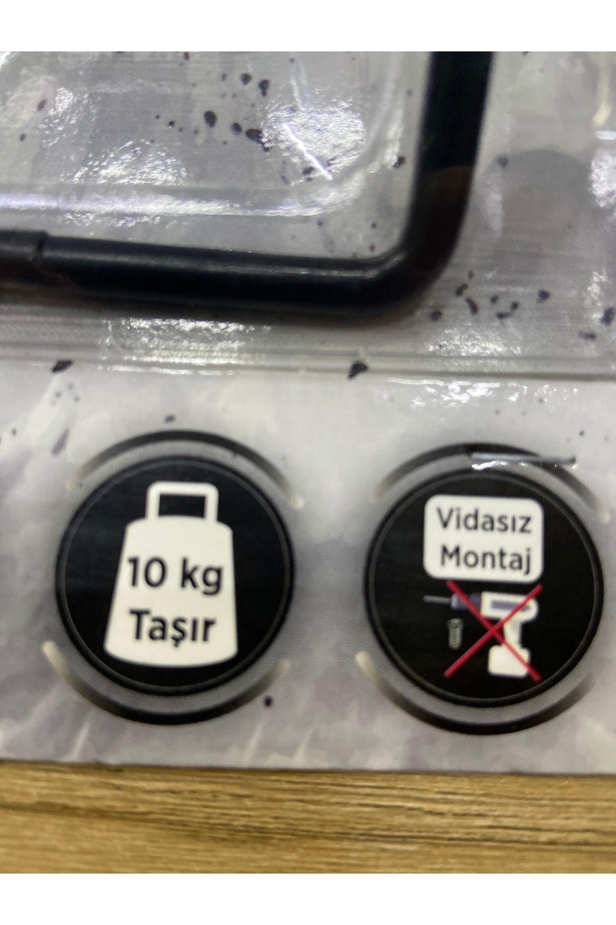 güçlü yapışkanlı siyah diş fırçalık dc-5064