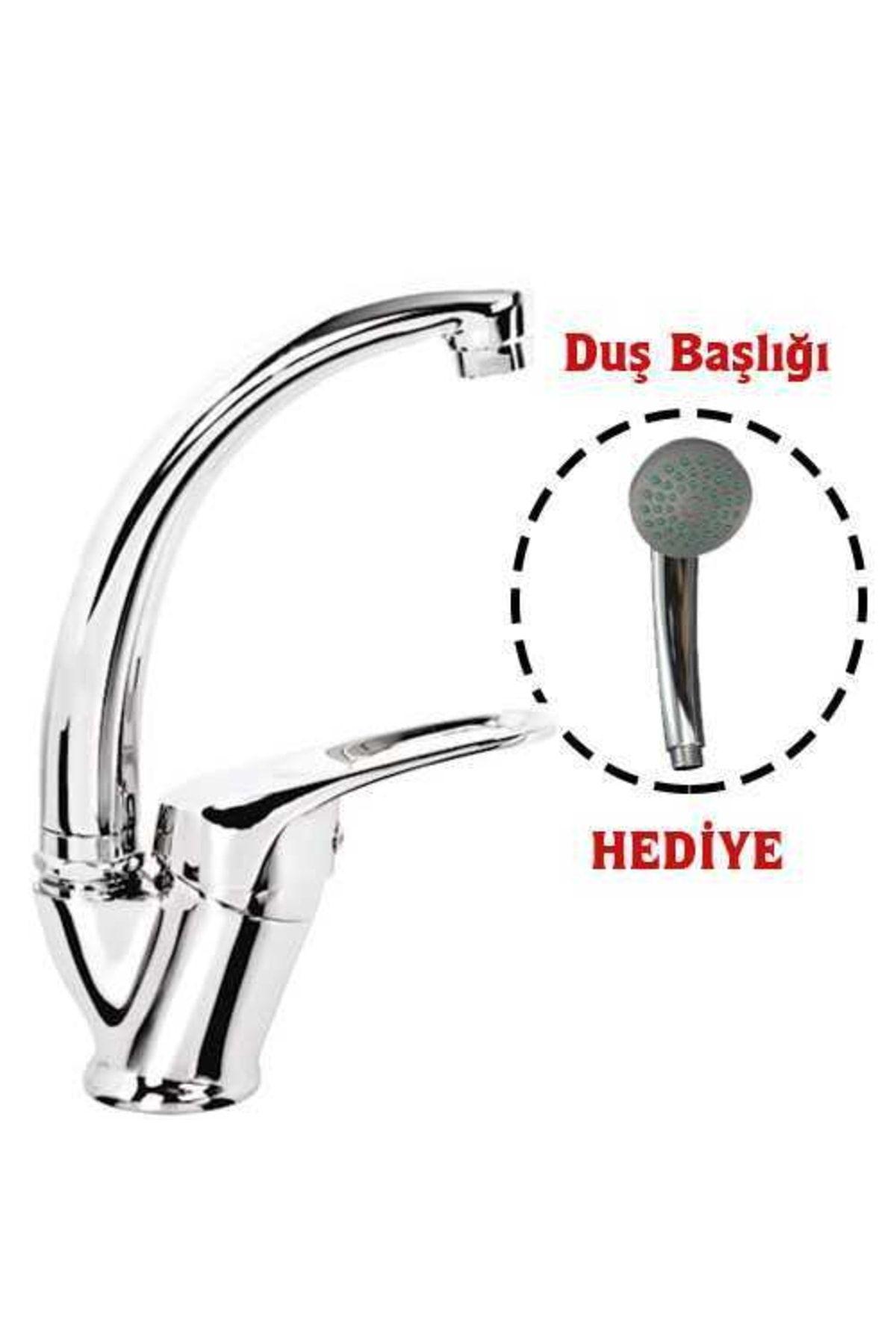 Mix Kuğu Banyo Batarya + Duş Başlığı