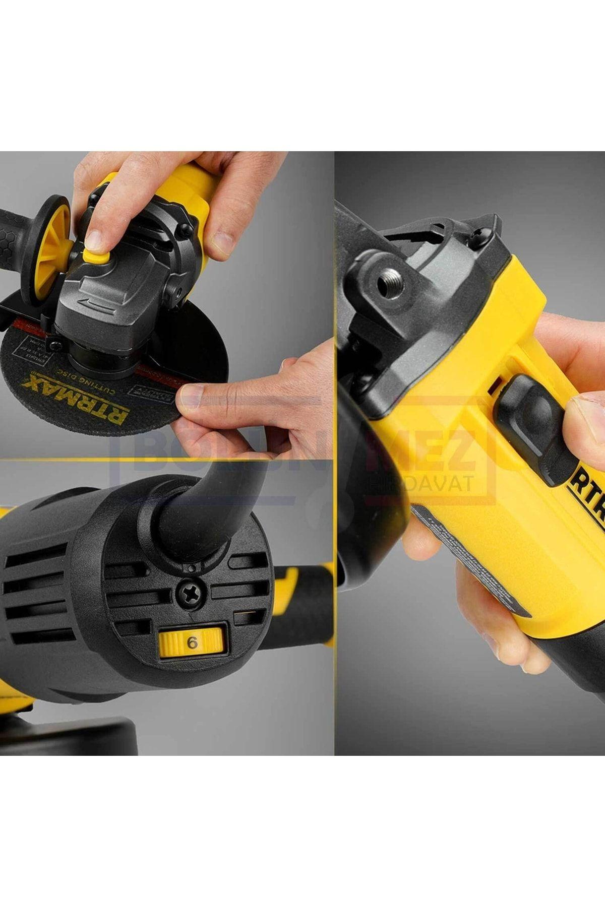 Rtm1080 Devir Ayarlı Avuç Taşlama Makinesi 750watt