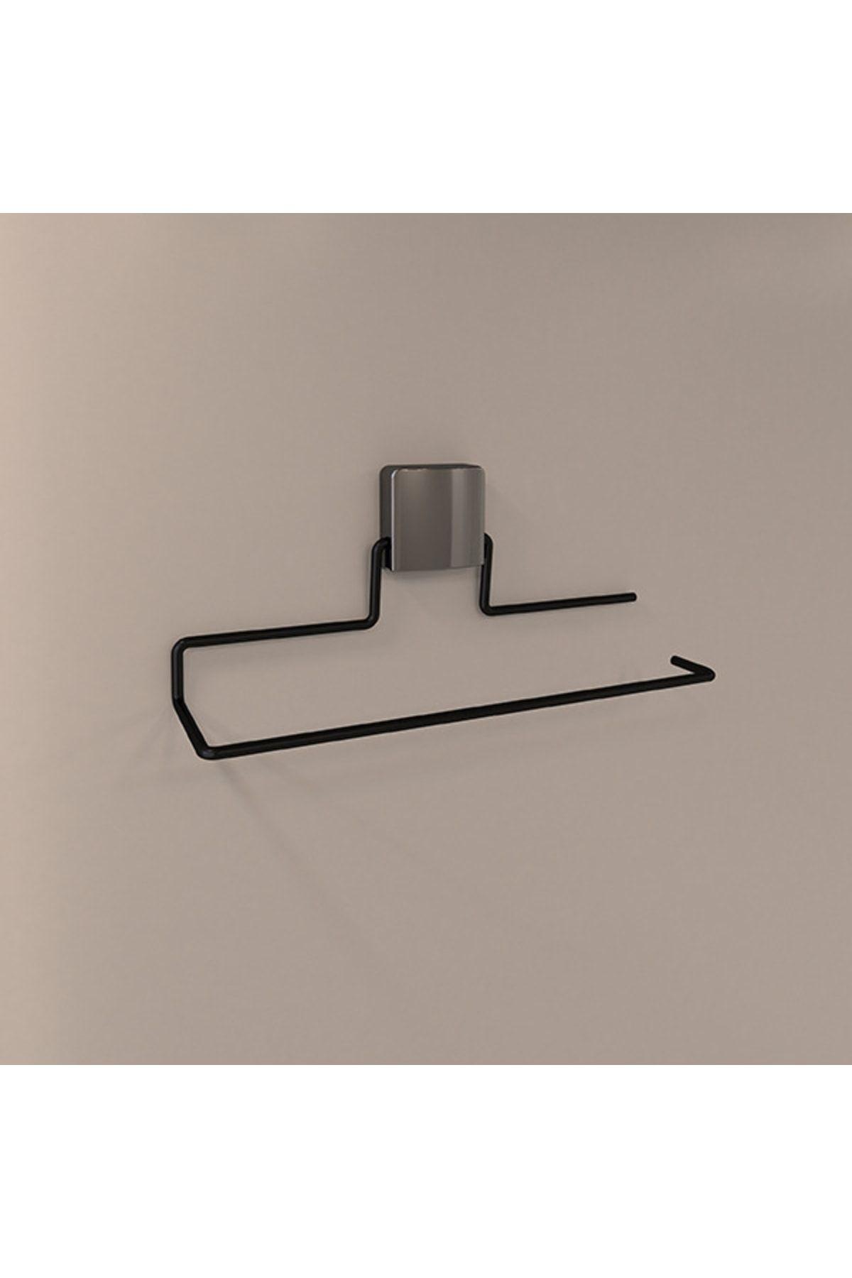 Decorev Süper Yapışkanlı Metal Yapıştırıcılı Siyah Rulo Havluluk Dc-5057