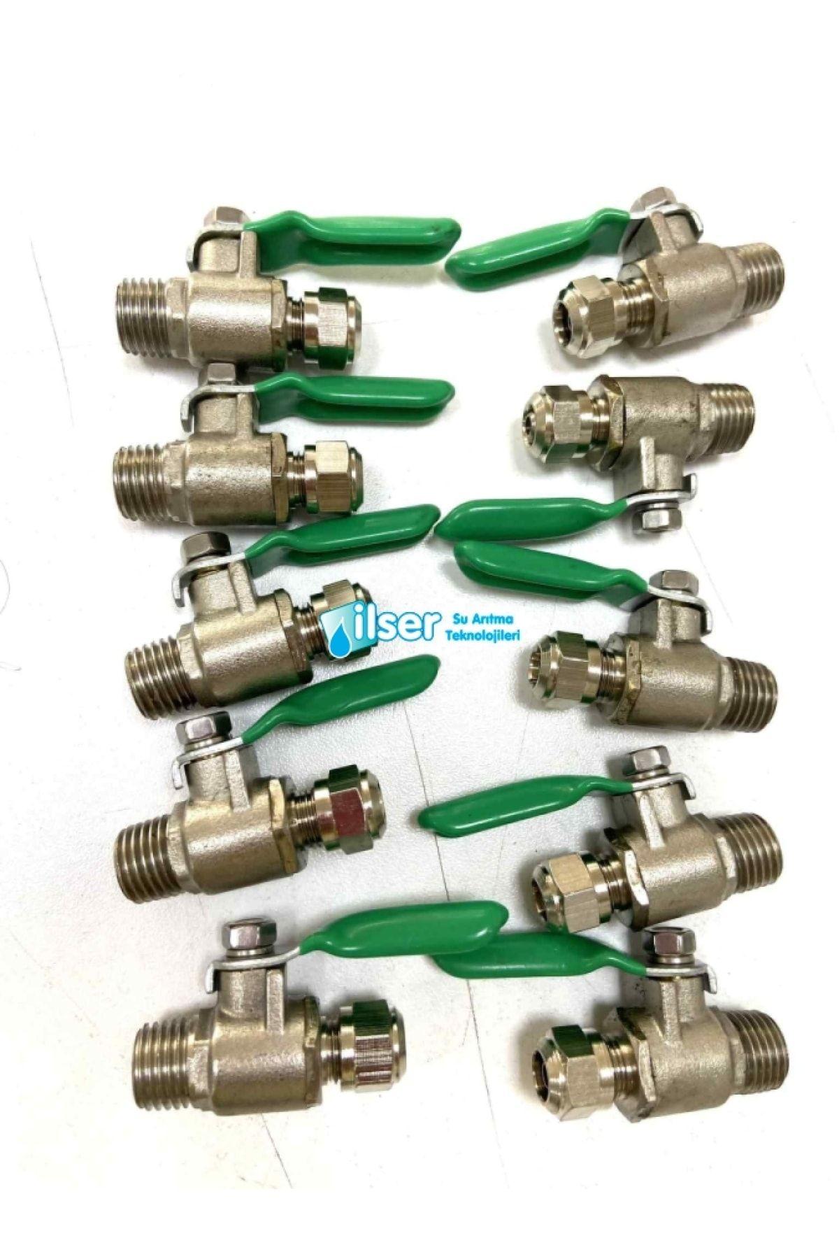 Su Arıtma Cihazı 10 Lu Mini Metal Küresel Vana