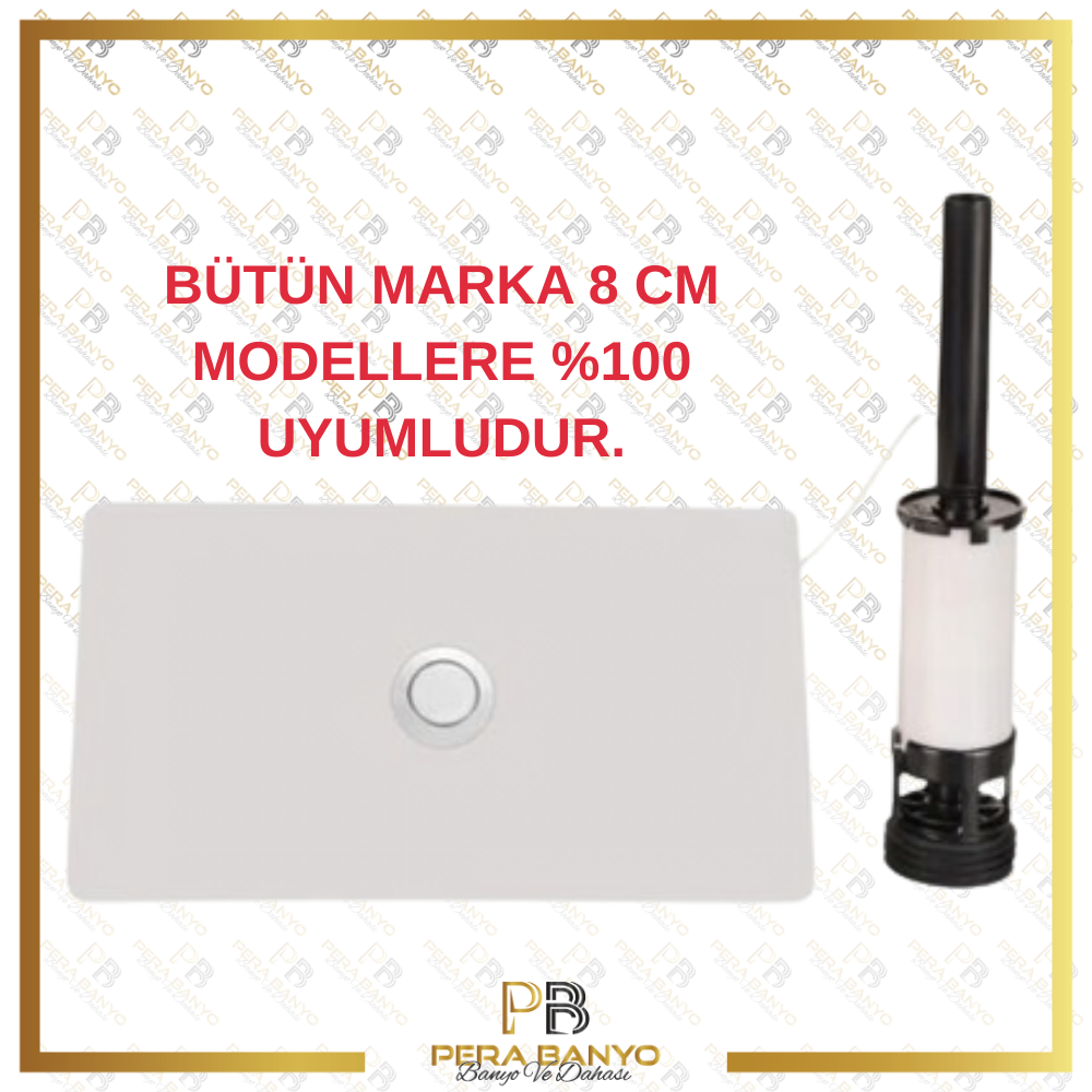 Üniversal Değişim Kiti Tamir Set Gömme Rezervuar Yedek Parça 8 Cm Kit