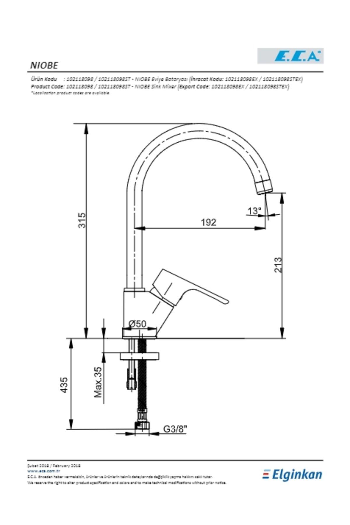 Niobe Eviye Bataryası Kuğu Borulu